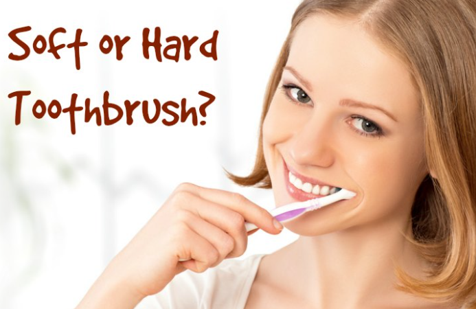 soft or hard toothbrush better for receding gums?